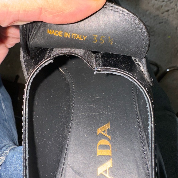 PRADA Black Loafers (SIZE EU 35 1/2) - Picture 3 of 3